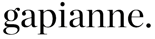 Logo Gapianne 155 x 40 600 dpi detoure TRANSP